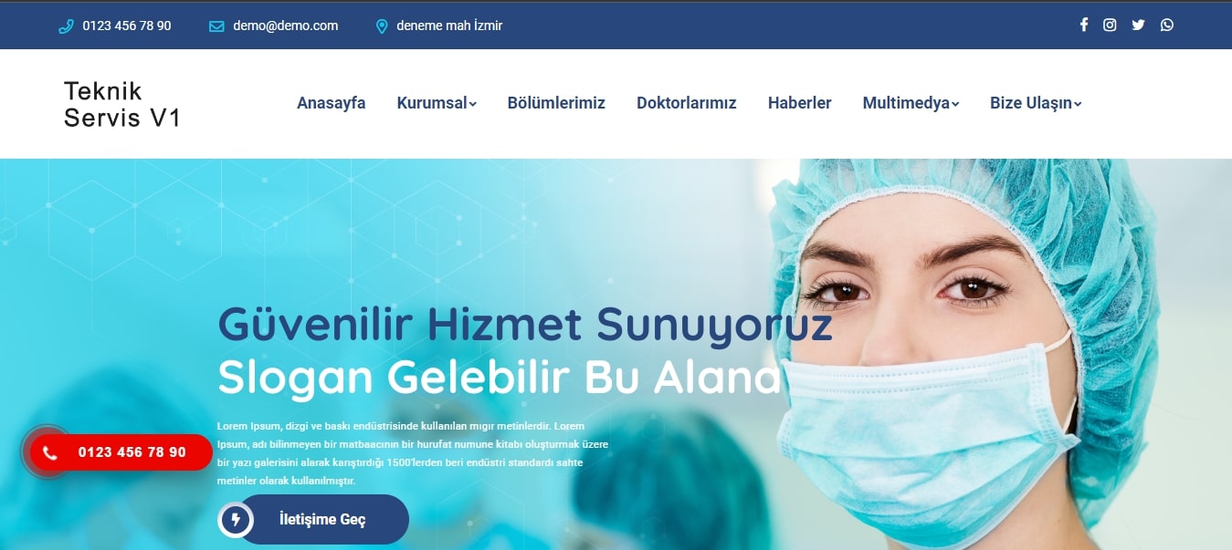 Doktor Tanıtım Teması V2