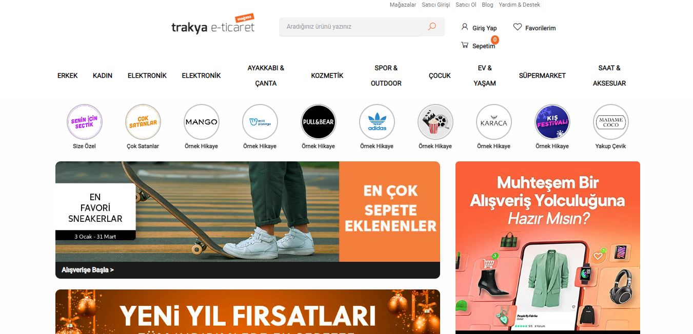E-Ticaret Satış Teması V4
