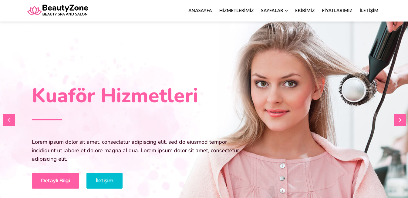 Güzellik Salonu & Bayan Kuaförü & Spa Teması