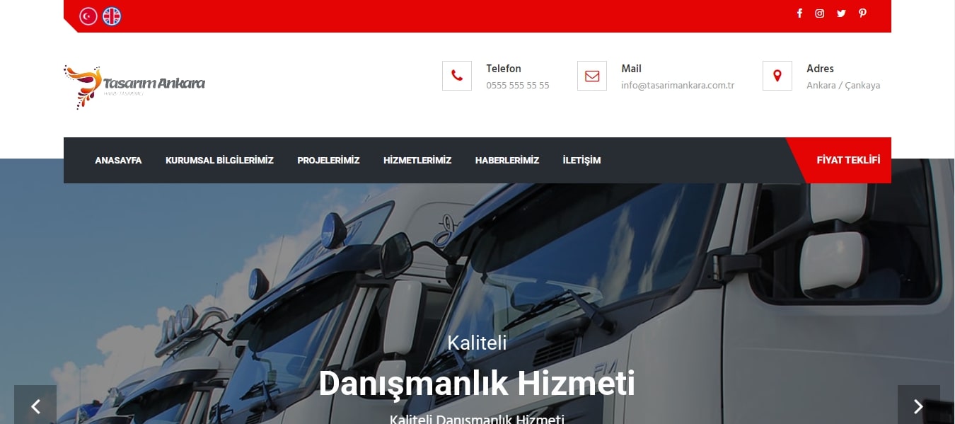 Çok Profesyonel Lojistik Teması V19