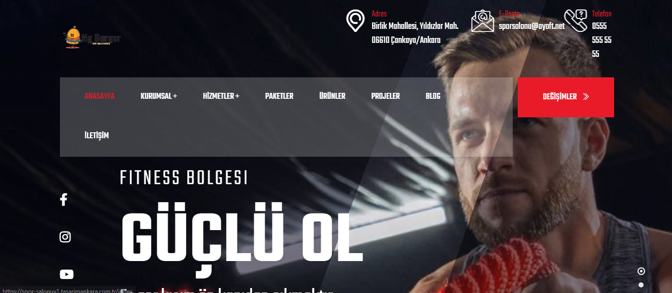 Spor Salonu Teması V1