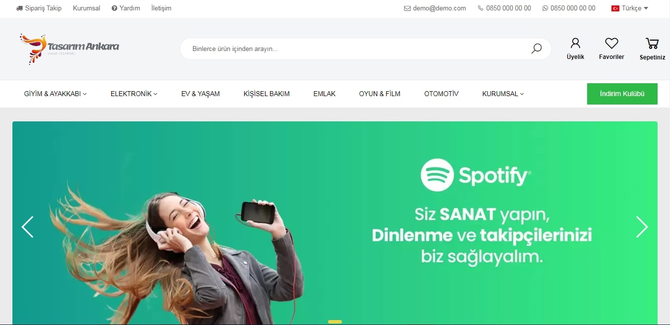E-Ticaret V13 - Entegrasyonlu Toptan Bilgisayar Satış Teması