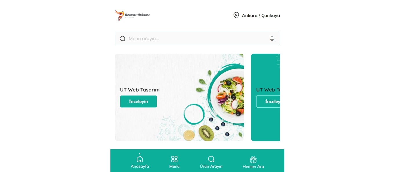 QR Menü & Restaurant Menü V3 Teması