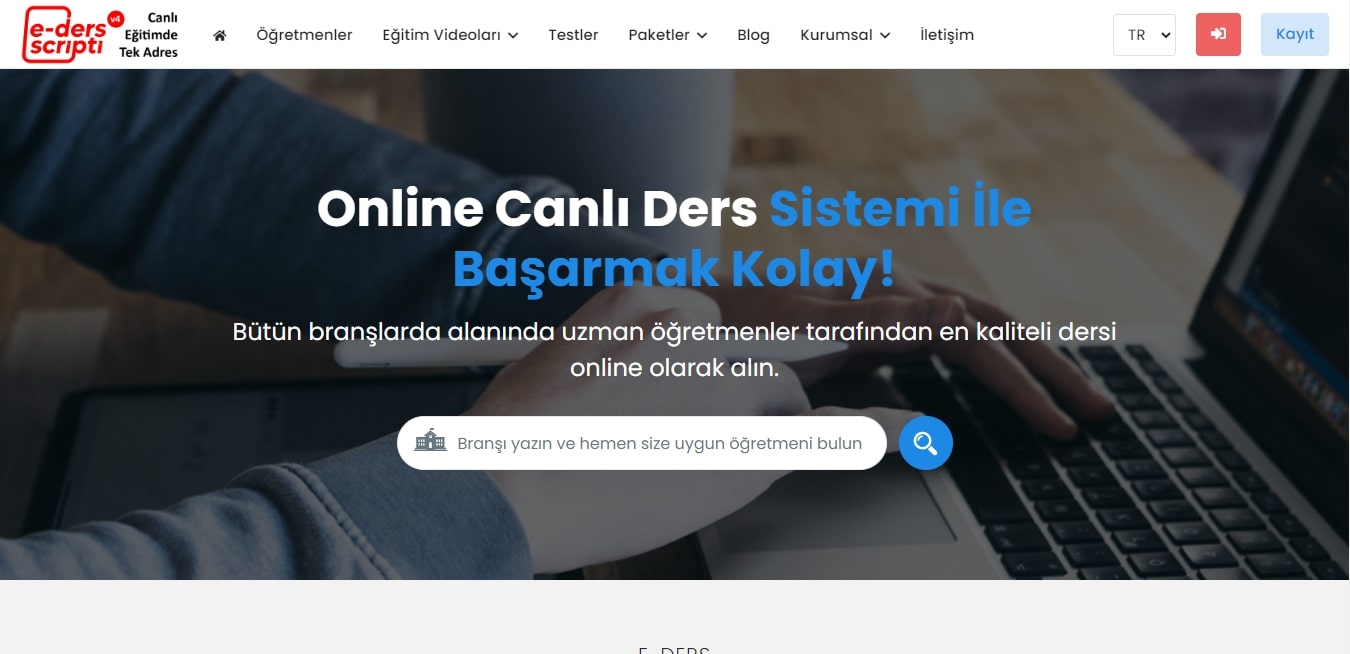 Online Ders | E-Ders Teması