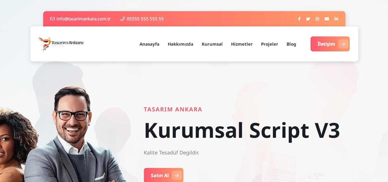 Kurumsal T 3 Teması