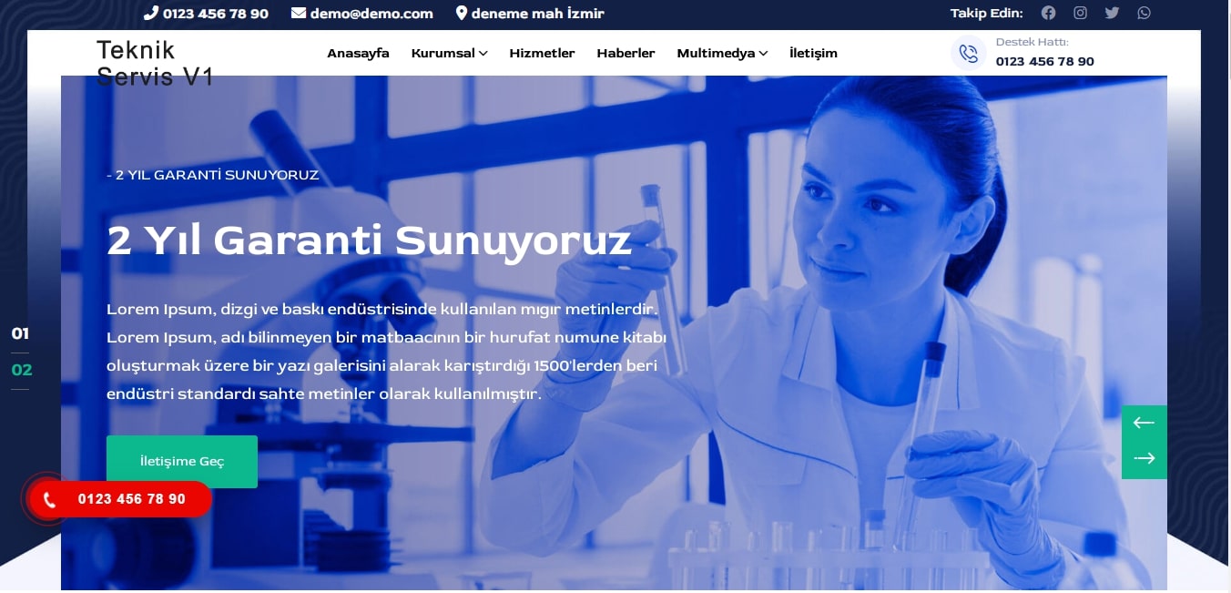 Labaratuvar Teması V2