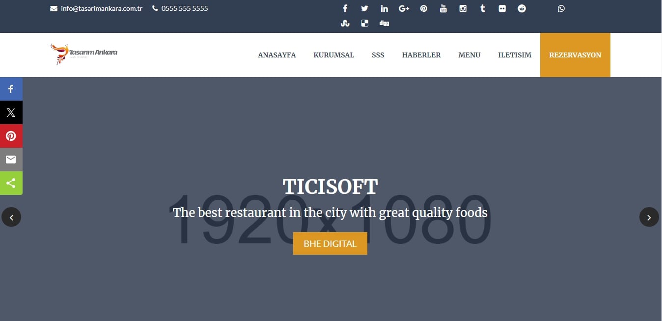 Restaurant V7 Teması